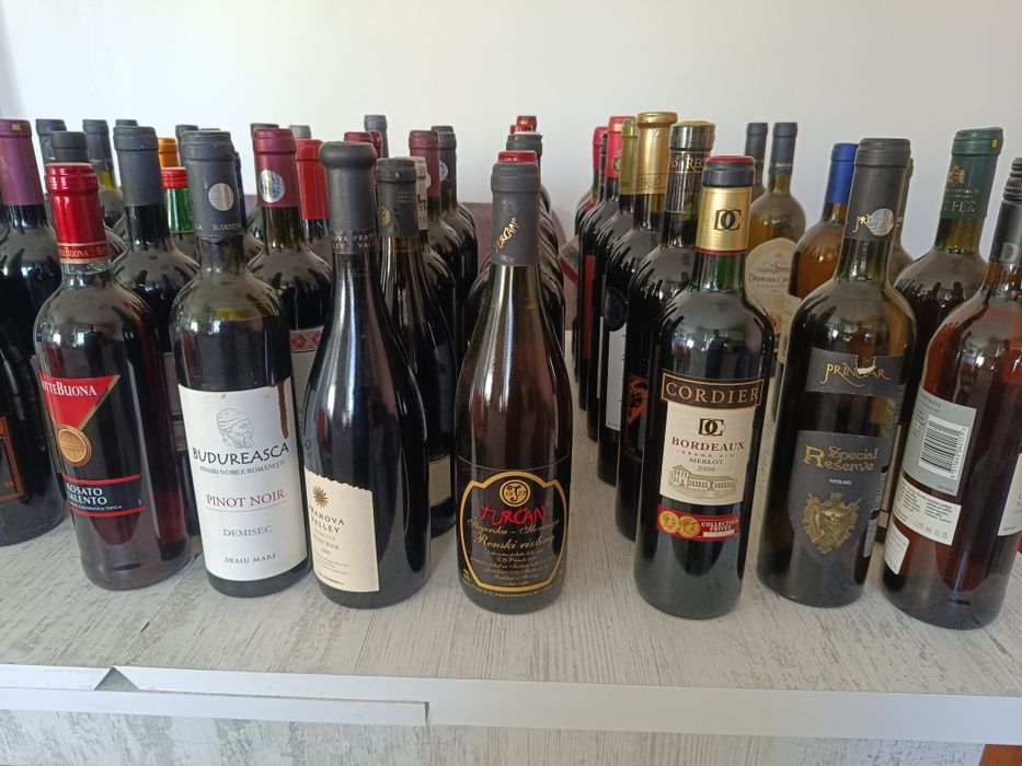 Sticle vin  colectie