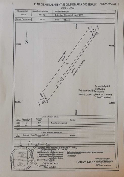 Teren Industrial 9000 mp j!!! Centura Nord Focsani !!!