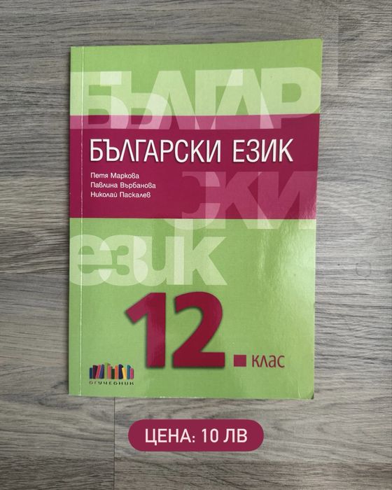 Учебници по български език зa 12 клас, БГ учебник