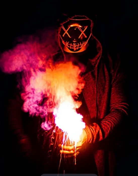 Хелуин LED маска