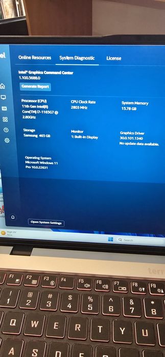 Laptop Terra i7 gen 11