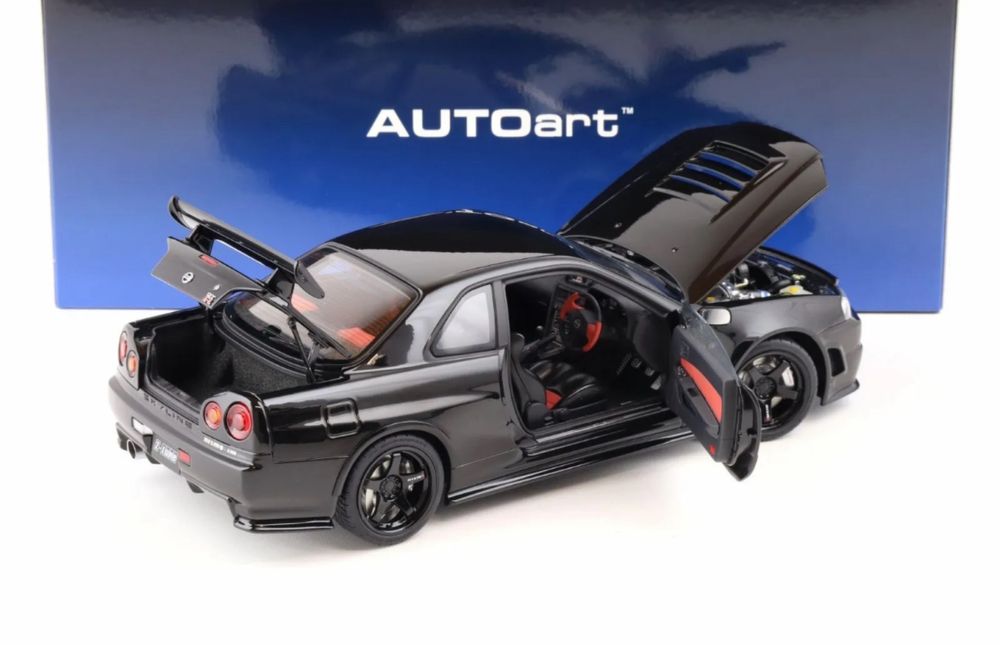 Vând machetă 1/18 Nissan R34 Z tune AUTOart