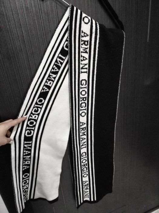 Оригинален двулицев мъжки шал Giorgio Armani