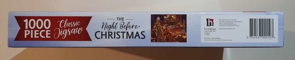 Puzzle Craciun "The night before Christmas" - 1000 piese - hinkler
