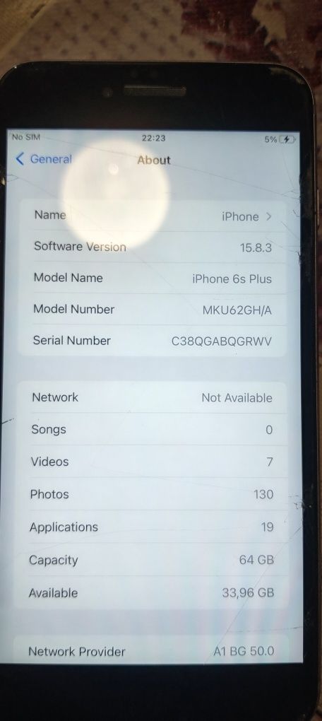 Телефон iPhone 6s Plus