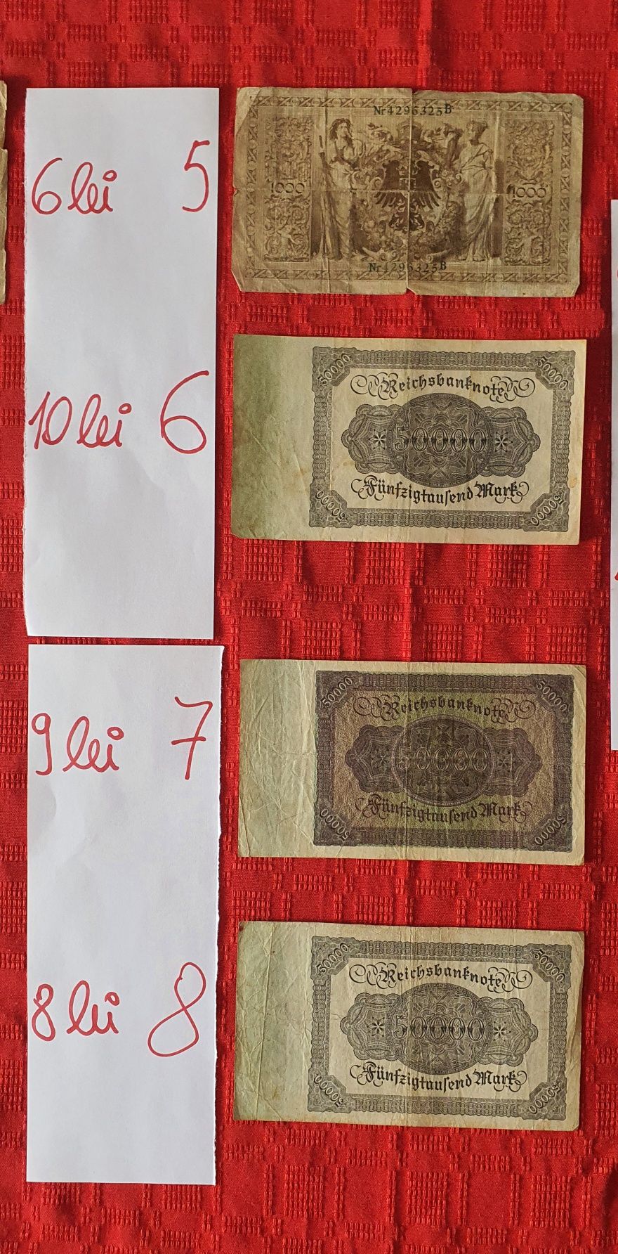 Lot 10 bancnote Mari