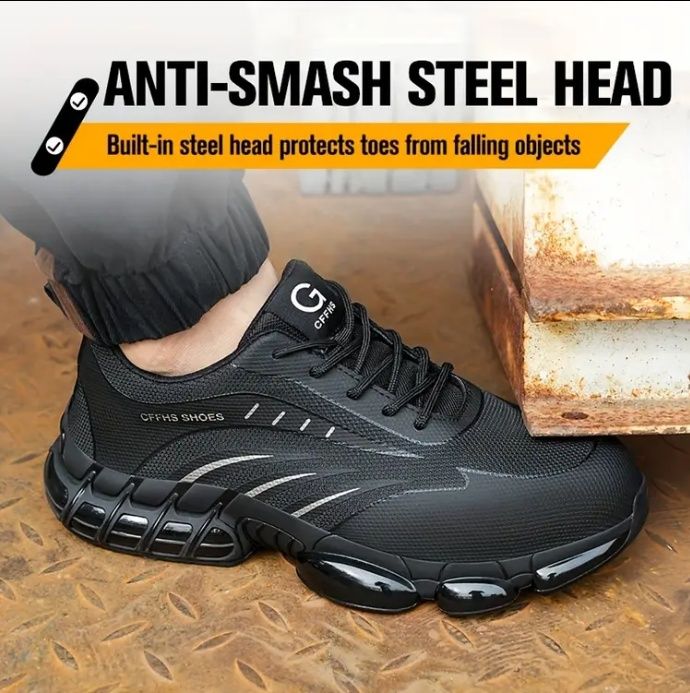 Adidași protecție muncă bombeu metalic