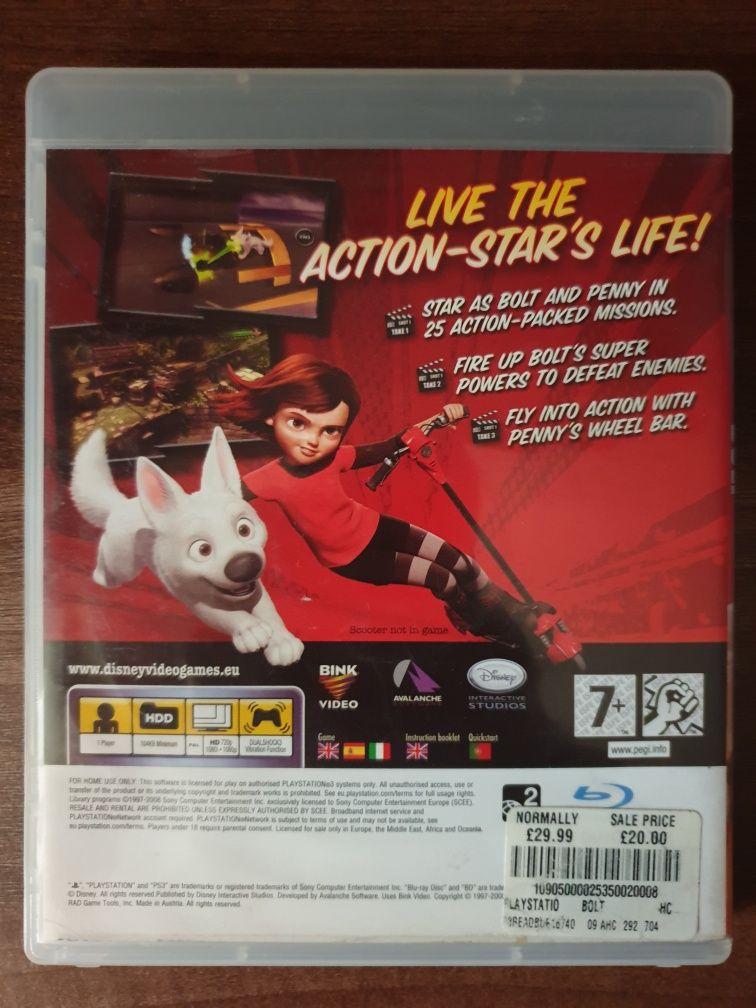 Disney Bolt PS3/Playstation 3