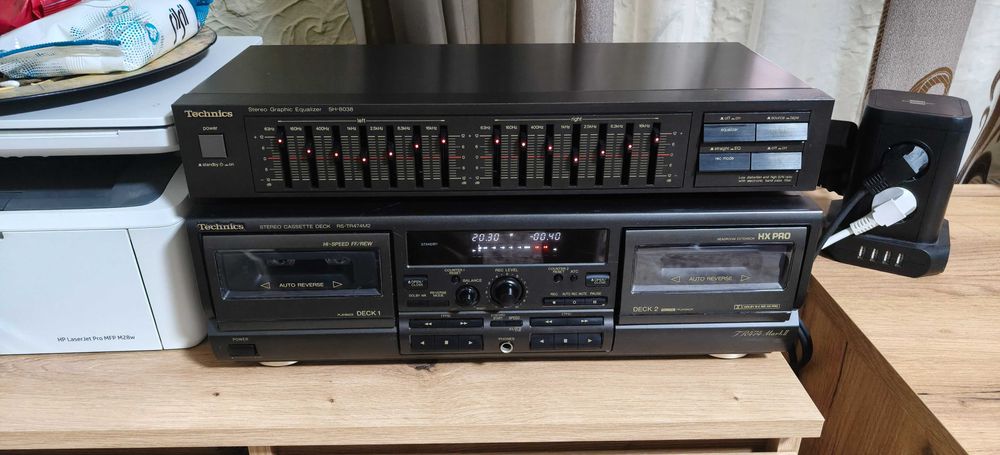 Egalizator Technics SH-8038 – vintage Hi-Fi, 7 benzi