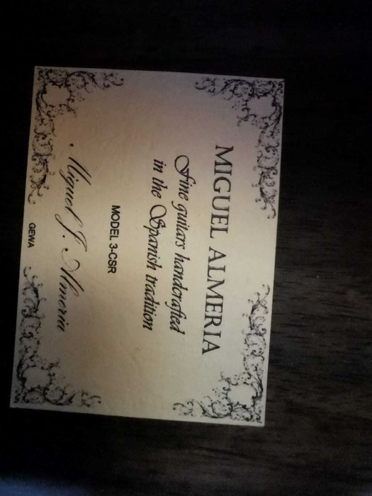 Chitara clasica Miguel Almeria 3-CSR (gewamusic) cu husa transport