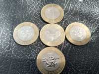 Коллекция монеты 100 тг жети казна 30 штук есть