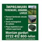 Panouri bordurate /Plase Bordurate /Imprejmuiri terenuri gradini