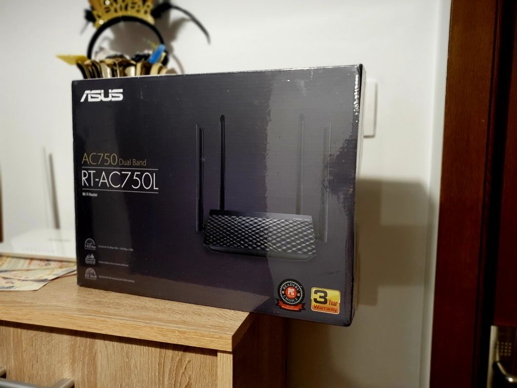 Router wireless ASUS RT-AC750L, Dual-band AC750, 300+433 Mbps