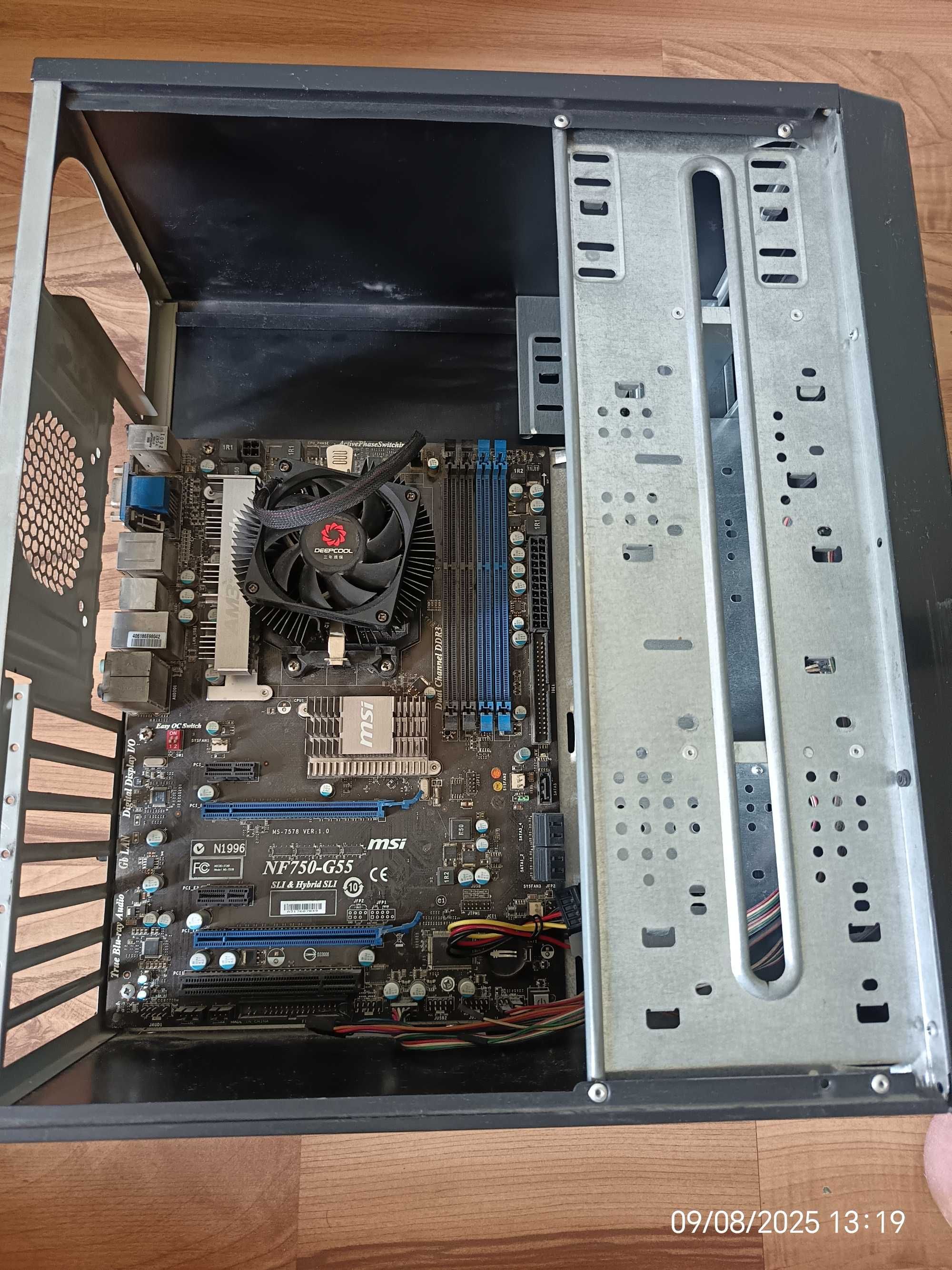 комплект MSI NF750-G55 + AMD Phenom II X4 + Кейс ATX AVTECH