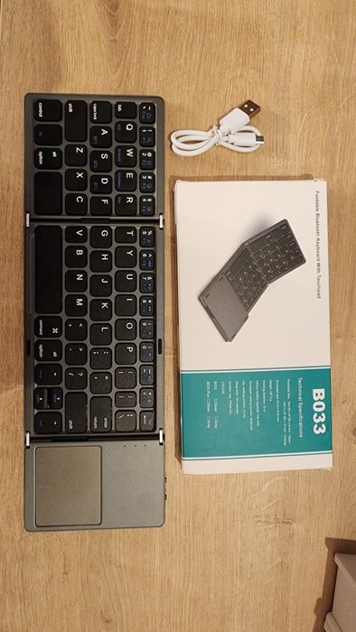 Tastatura mini pliabila, portabila, bluetooth