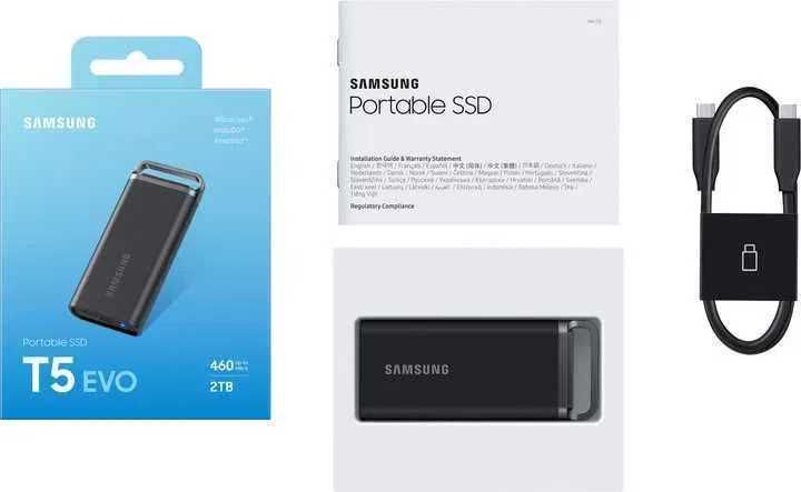 (Новый)Внешний SSD диск Samsung T5 2TB