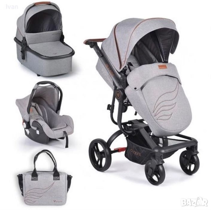 Бебешка количка 3 в1
