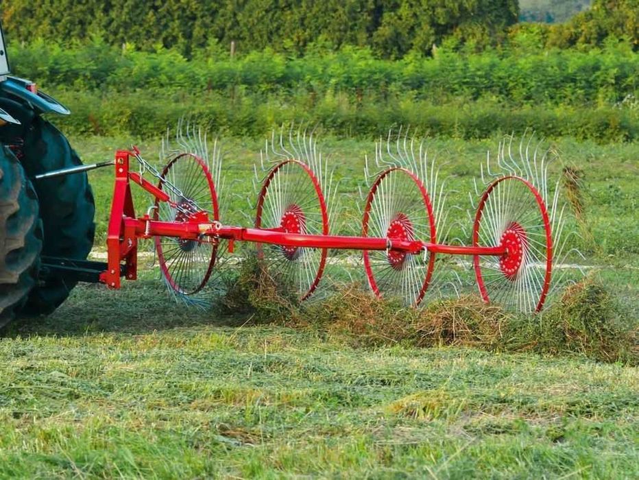 Грабли-ворошилки колесно-пальцевые (4 и 5 дисков)