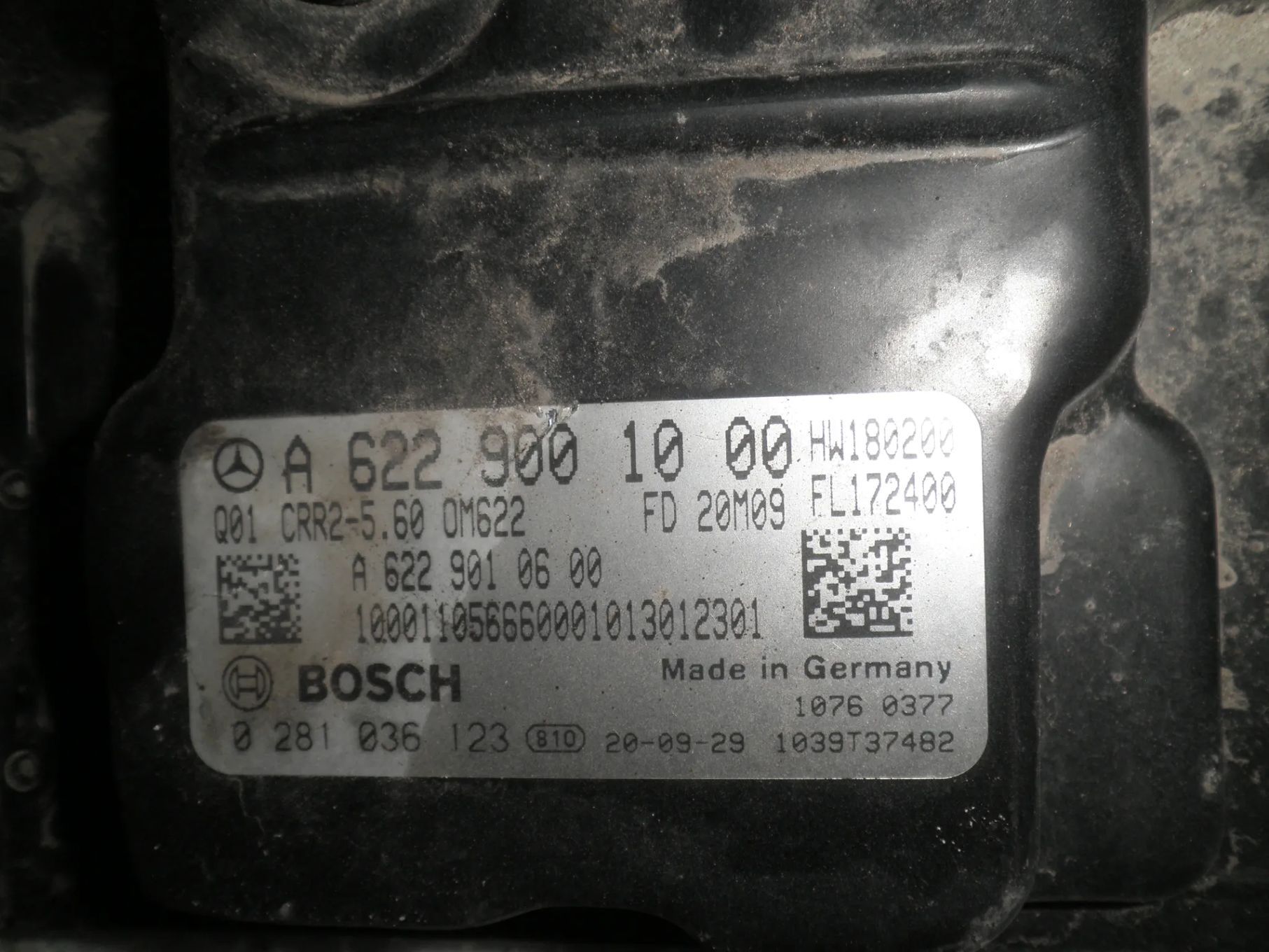 ECU / calculator motor Mercedes Vito W447 1.7 CDI A6229001000