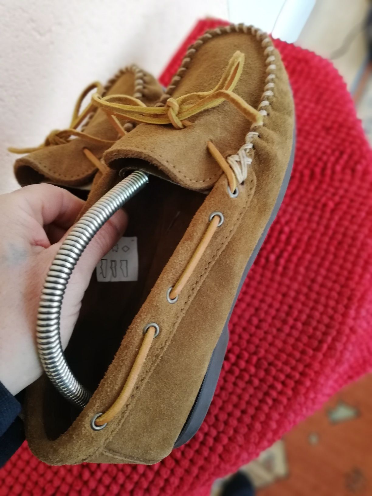 Mocasini piele bărbați Minnetonka nr 43