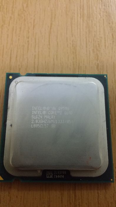 Intel core 2 quad Q9500, 4х2.83 GHz, 6 MB L2 Cache, FSB 1333 MHz