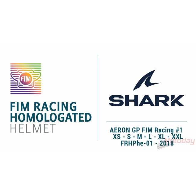 Мото Каска за мотор  SHARK AERON GP BLANK SP  BLUE Official FIM MotoGP