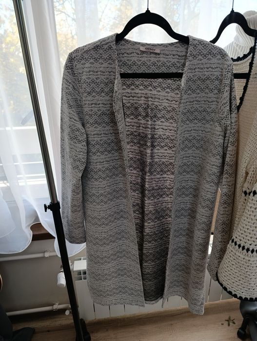 Женска жилетка/кардиган Orsay, сива, отворен модел