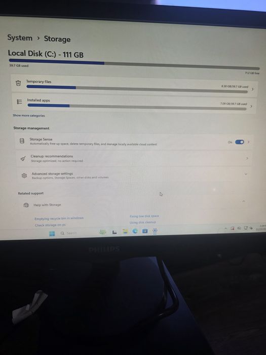 Sistem desktop PC+monitor+boxe