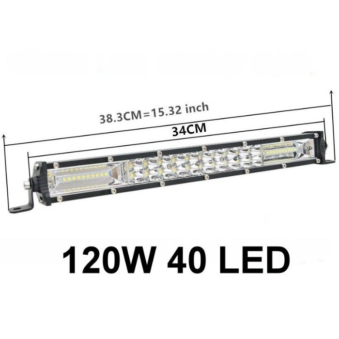 Proiector LED auto LED bar offroad 120 W 34cm