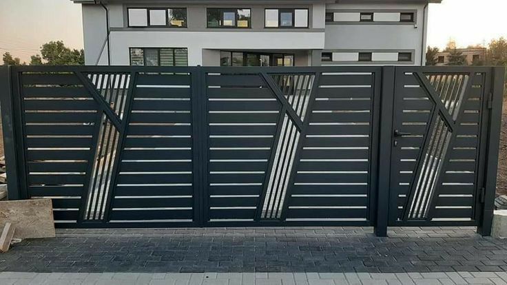 Gard modern tip jaluzea