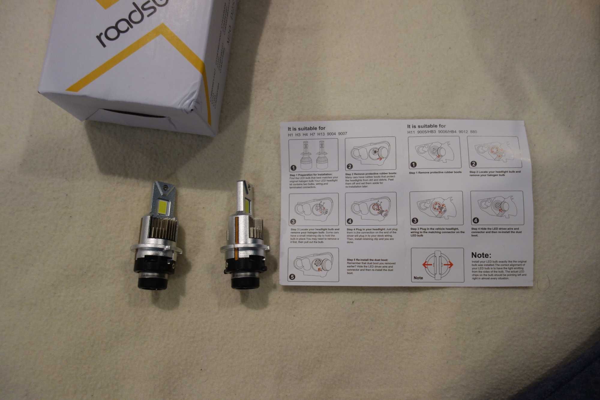 Продавам висок клас LED Xenon D2s за директно вграждане