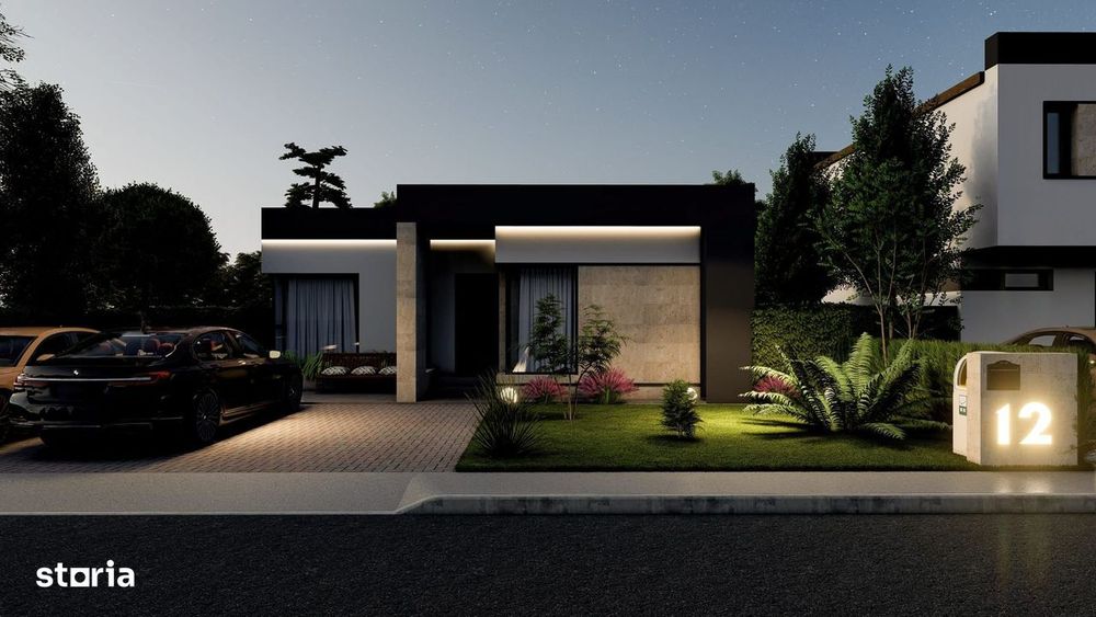 Casa superba 3 camere, teren 422 mp- ansamblu nou- Berceni/Vidra