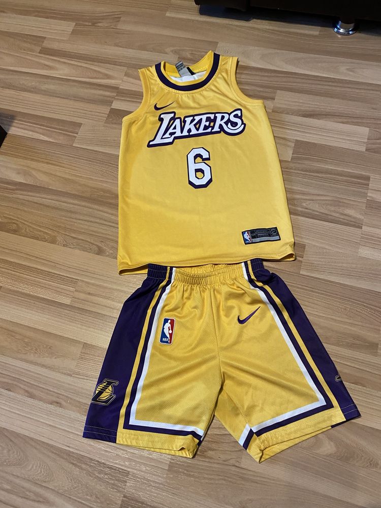 Costum baschet Lakers Lebron James copii