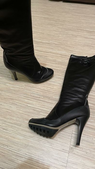 Дамски ботуши Gianni Италия /38 /от естествена кожа