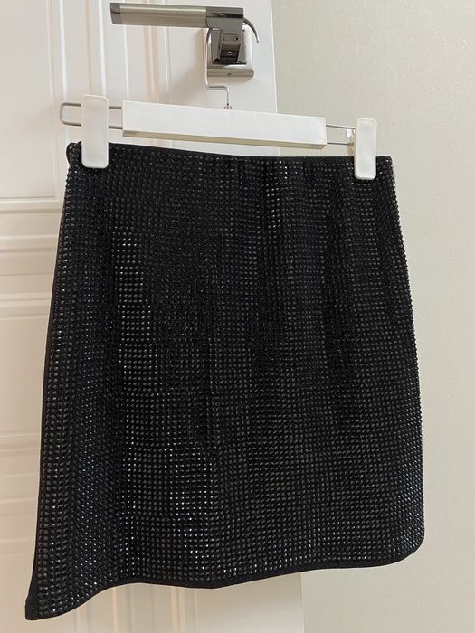 Продам юбка мини со стразами