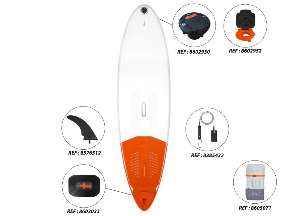 Stand up paddle gonflabil Minimalibu surf - produs resigilat Decathlon