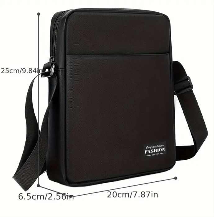 -15%Промоция•Универсална куриерска пътна чанта /Черен Оксфордски плат!