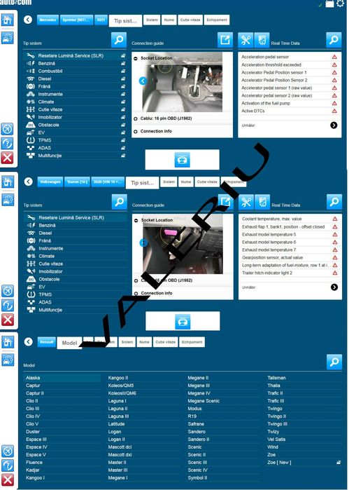 Laptop+interfață Delphi-Autocom 2021 preț de la 800 lei