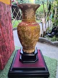 Vaza Peony placata cu aur