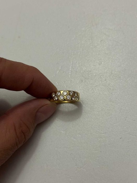 INEL AUR 18K + 10 Diamante x 0.06CT = 0.60CT - VS1 - G - 5.6g !