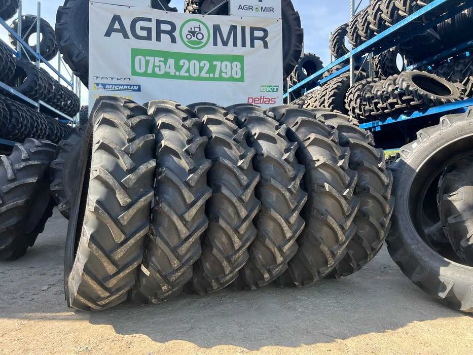Anvelope 14.00-38 noi pentru tractor UTB marca BKT cu 8 pliuri