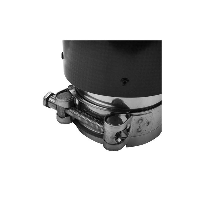 Ornament toba cu carcasa din carbon lucios