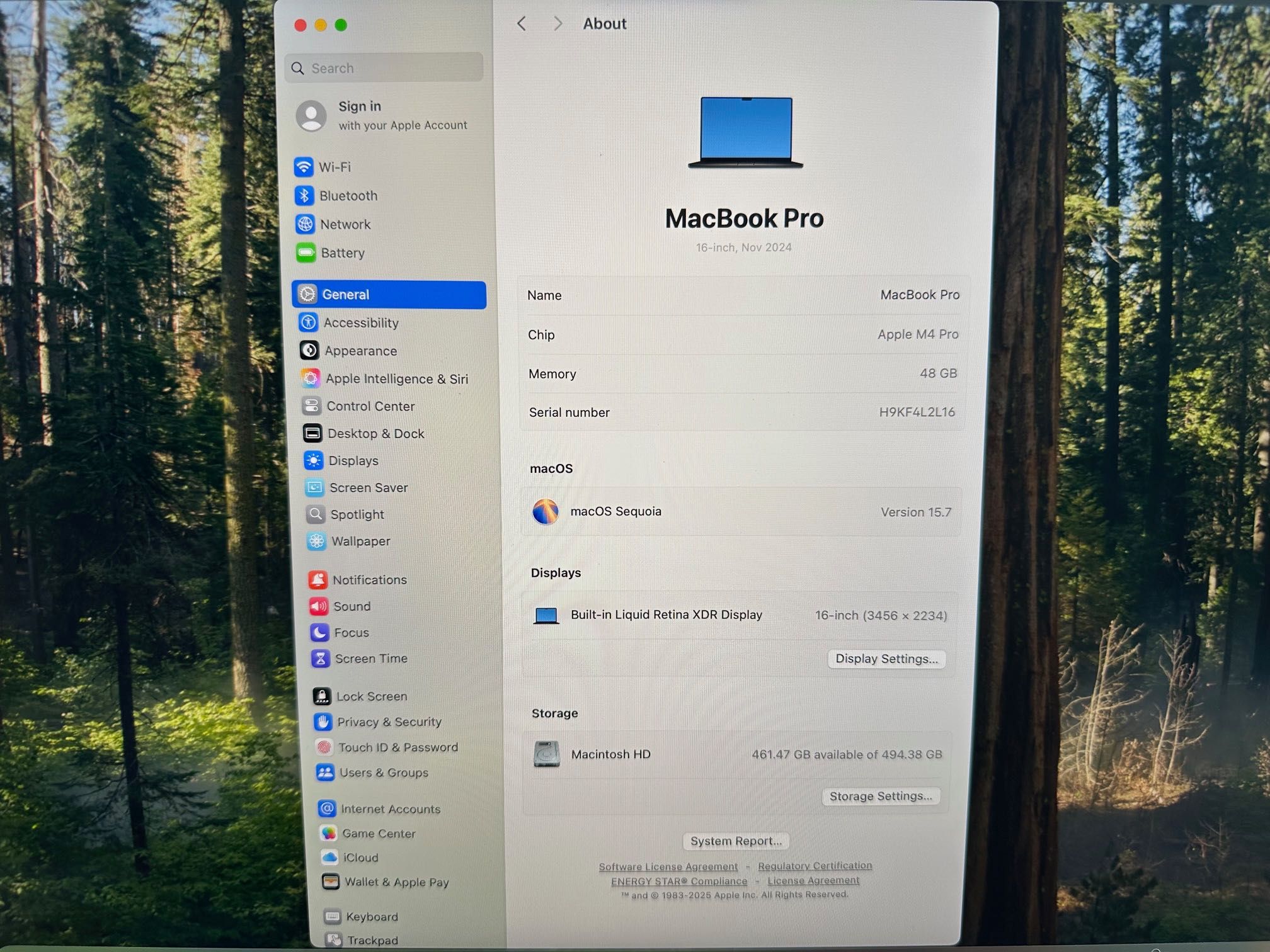 MacBook Pro 16" M4 PRO Chip 14-CPU/20-GPU/48RAM/512GB SSD