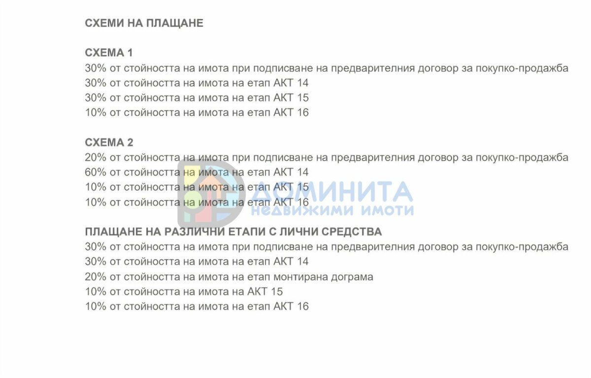 Двустаен, ново строителство, гр. Приморско