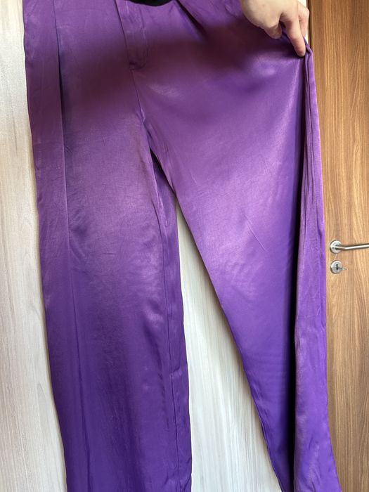 Дамски панталон ZARA – S размер, сатенен