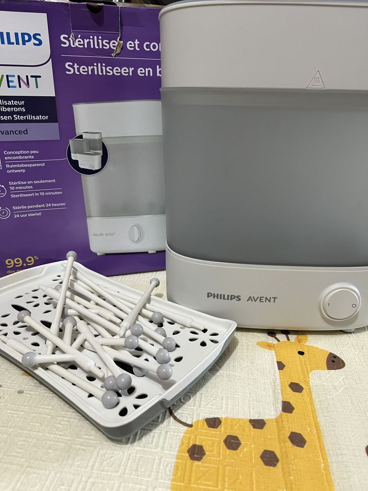 Sterilizator Philips Avent Advanced +suport biberoane