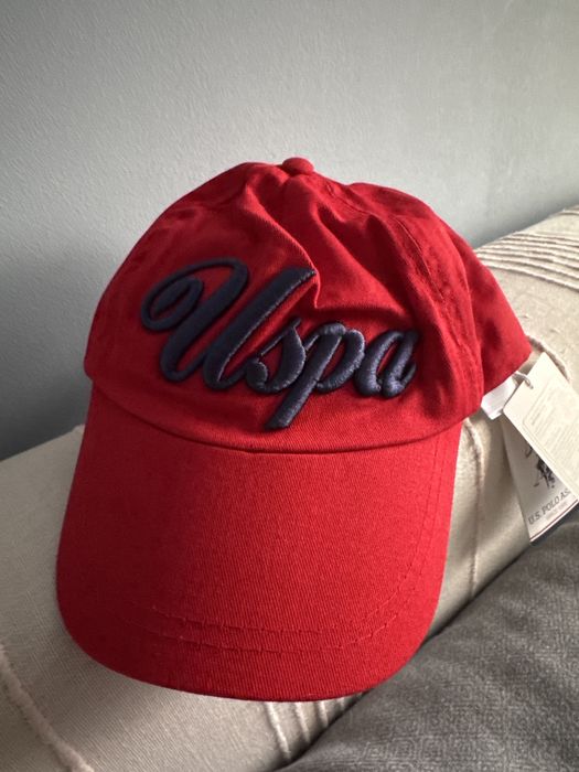Кепка USPA U.S. POLO красная, оригинал с биркой