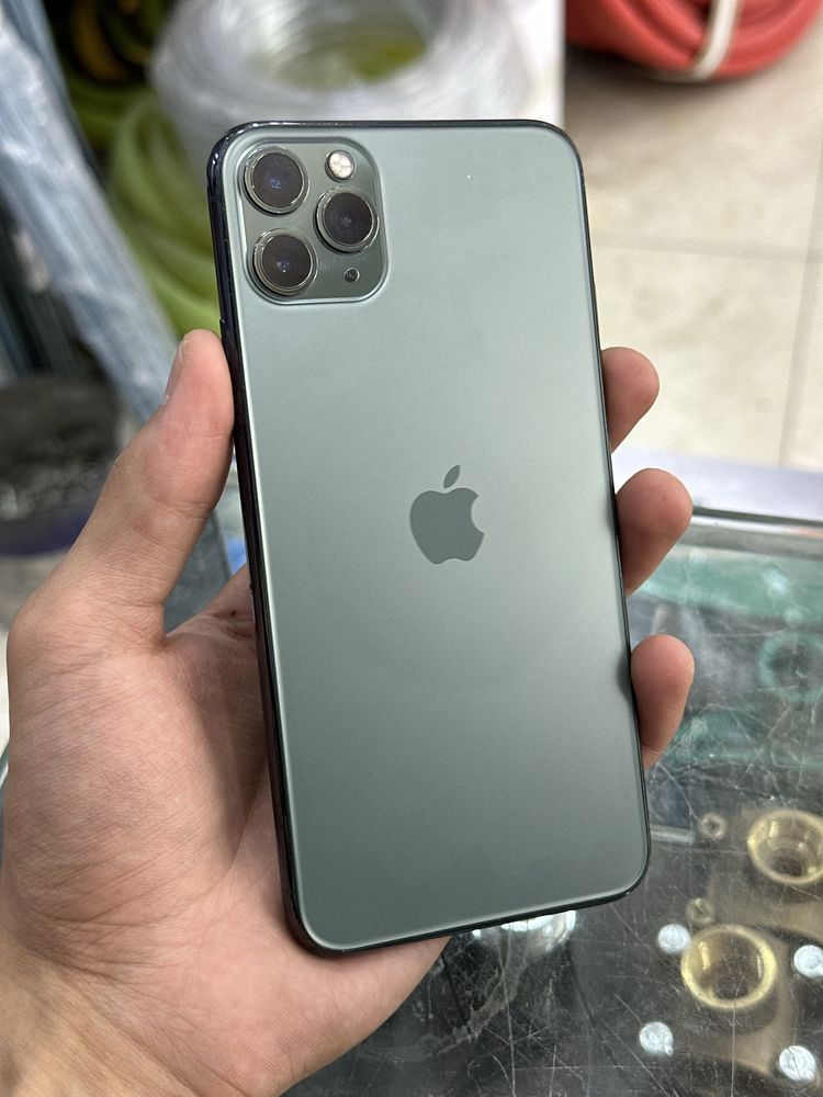 Iphone 11 pro max 2 sim imei qilingan