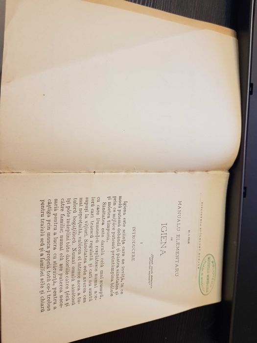 Manual Elementar de Igiena dr. Iacob Felix 1885