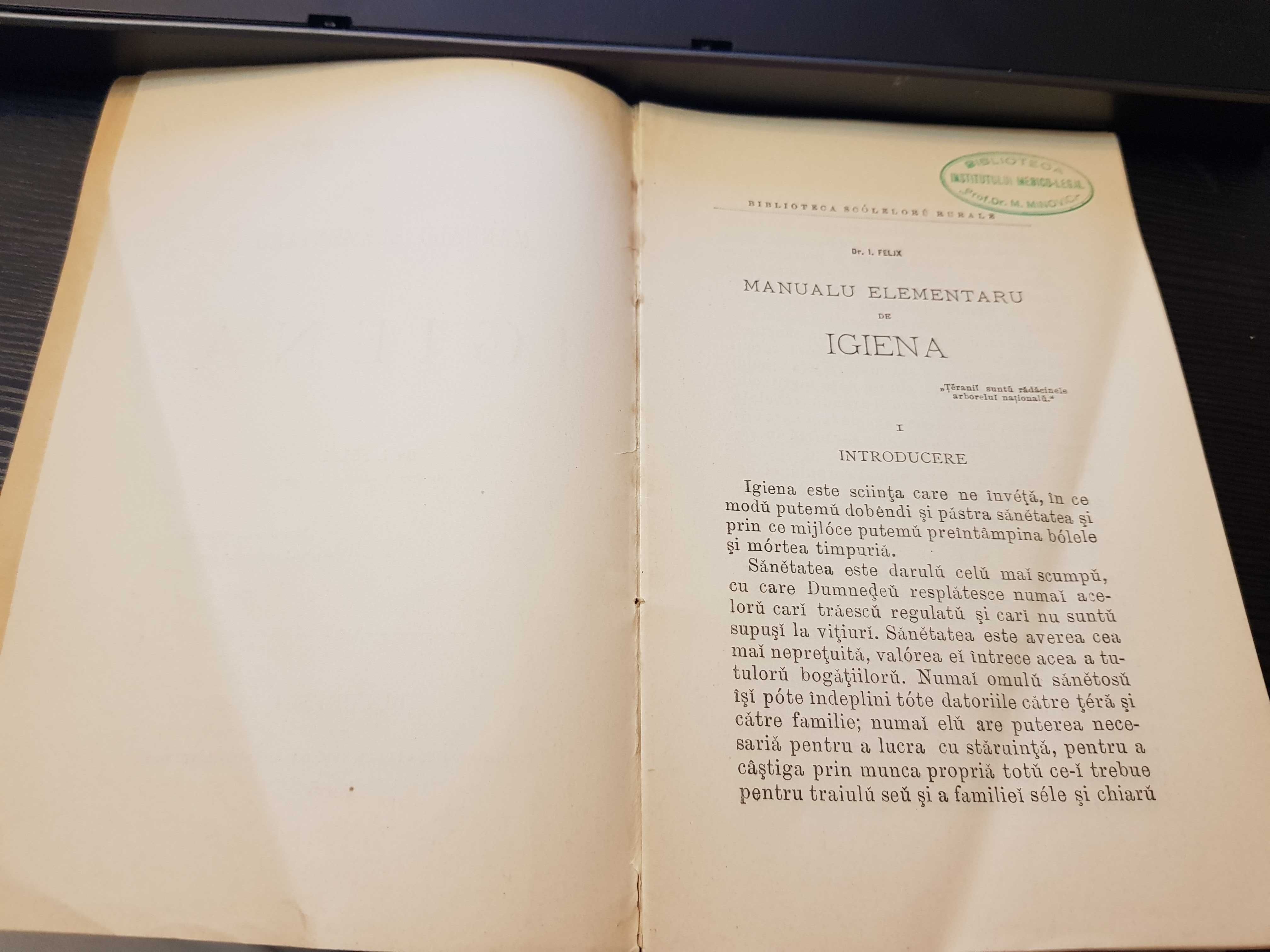 Manual Elementar de Igiena I. Felix 1885
